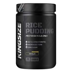 Kingsize Nutrition Rice Pudding Vanilya 1500 G