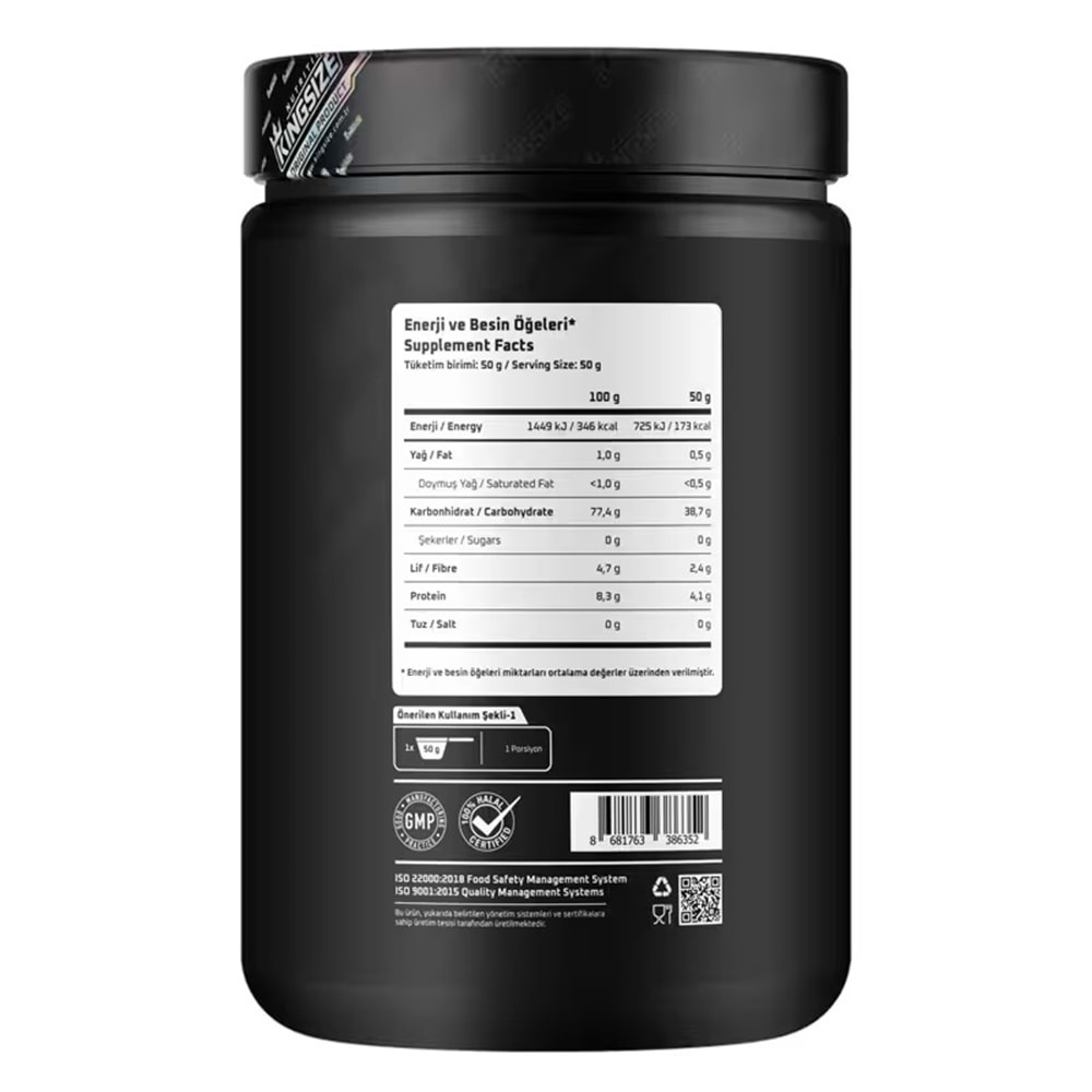 Kingsize Nutrition Rice Pudding Vanilya 1500 G