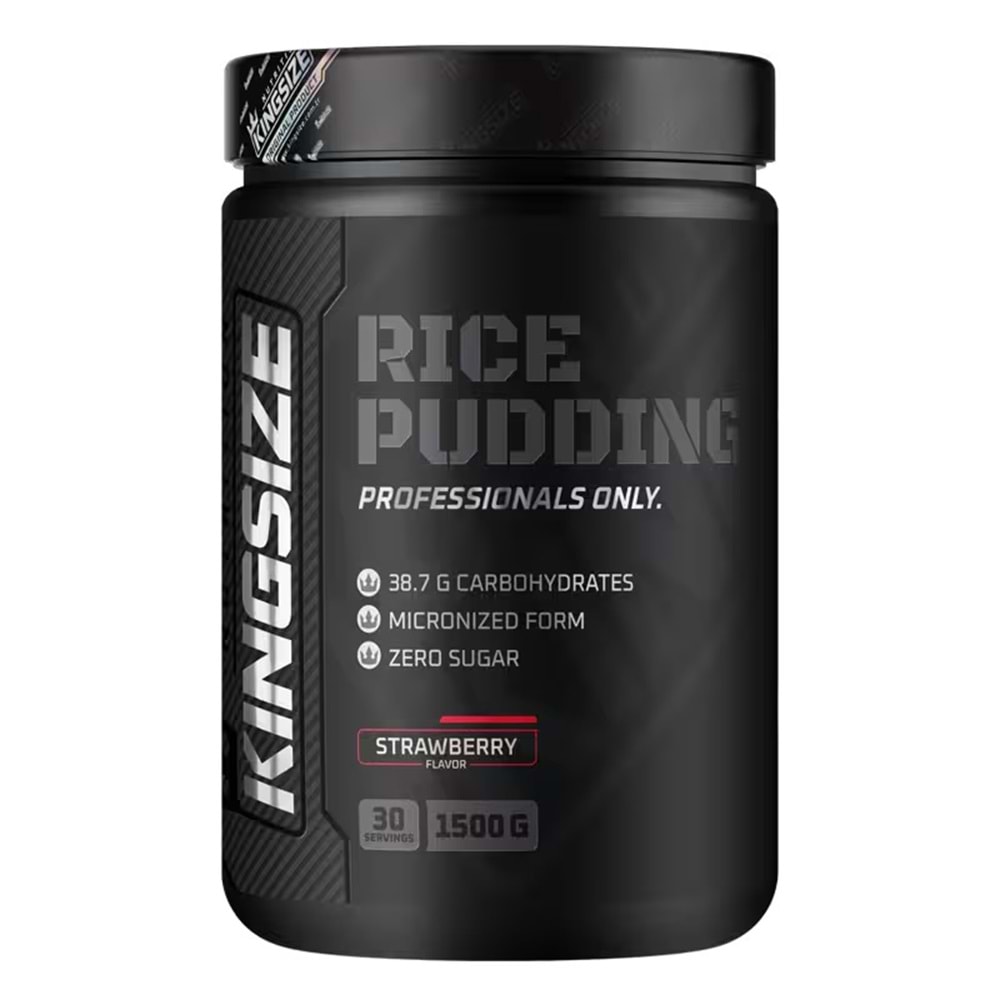 Kingsize Nutrition Rice Pudding Çilek 1500 G