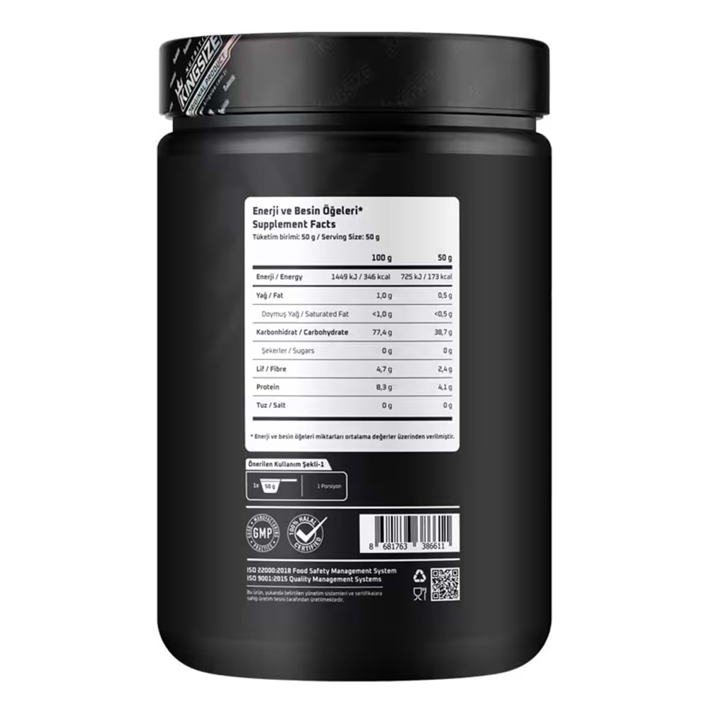 Kingsize Nutrition Rice Pudding Muz 1500 G