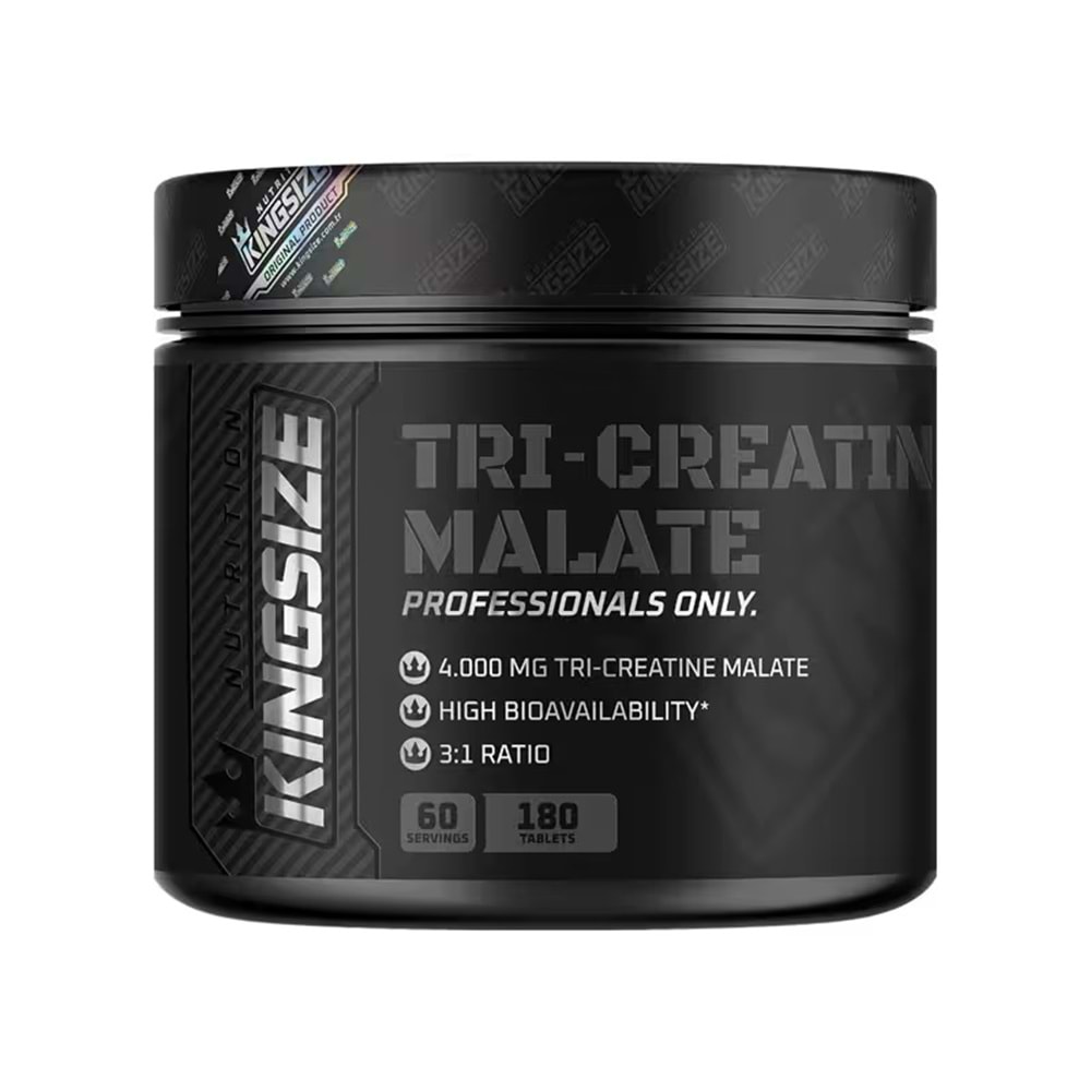 Kingsize Nutrition Tri-Creatine Malate 180 Tablet